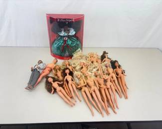 Large Lot of Vintage etc. Barbie and Ken Dolls