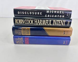 Lot of 4 Misc Modern First Edition etc. Books