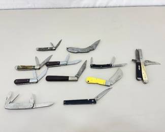 Lot of Various Pocket Knives