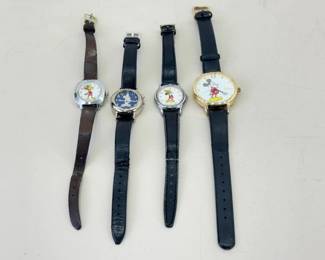 Lot of Vintage Mickey Mouse Collectible Watches