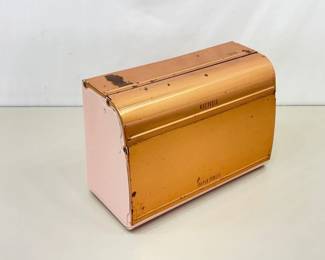 Mid Century Ransburg Copper Kitchen Counter Utility Box