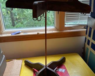 Antique suspenders garter Store display