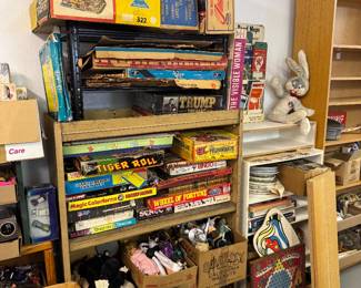 Vintage toys and games