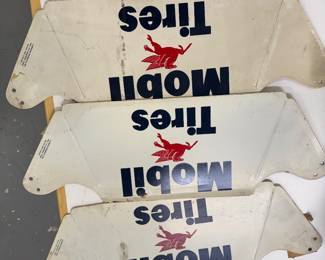 Mobil tires as pieces