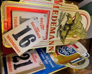 Beer advertising calendars