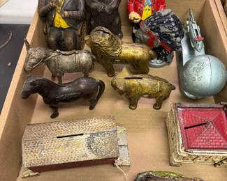 Cast iron banks, book of knowledge not reproductions