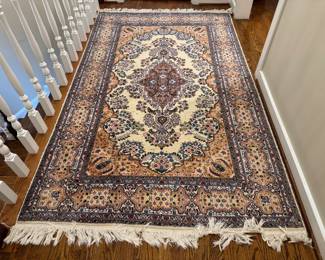 Hand-Knotted Persian Wool Rug (89"L x 54"W)