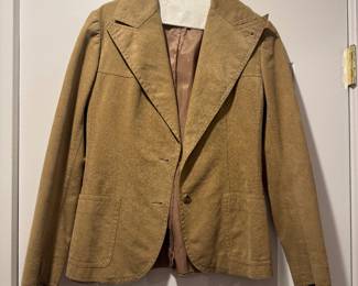 Women's Vintage Saks Fifth Avenue Suede Blazer Size M