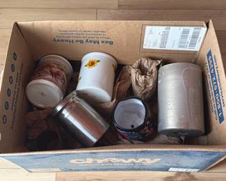 BOX OF CANISTERS