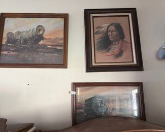  NATIVE AMERICAN / WESTERN FRAMED PRINTS