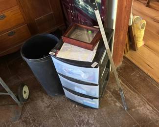 3 DRAWER ORGANIZER, GRABBER TOOL, ETC