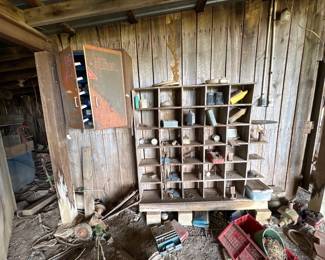 CABINET AND CONTENTS