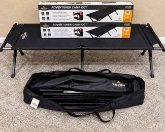 g Pair of Teton Adventurer Camp Cots