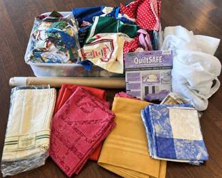 b Large Quilting Fabric Sewing Supply Lot
