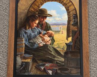 ar Morgan Weistling A Prayer for a New Life Signed Giclee Print with Certificate of Authenticity