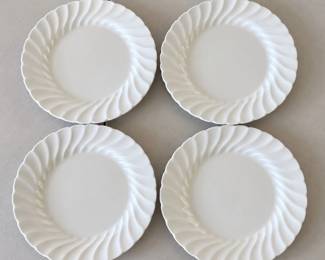 hk Snowhite Regenoy 4Piece Dinner Plate Set by Johnson Bros