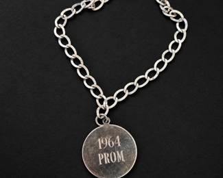j 1964 Prom Sterling Silver Charm Bracelet 6g