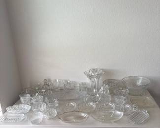hk Assortment of Mikasa Crystal and Other Glassware, 37 Pieces