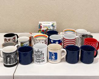 lk Assorted Collection of Various Coffee Mugs