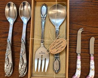 hk Mixed Serving Utensil Lot