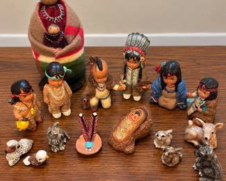 h Native American Nativity Set