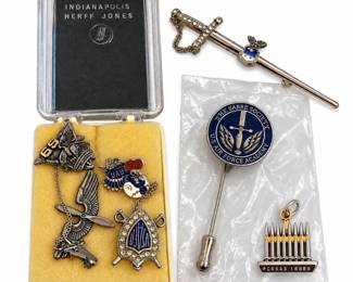 m Sterling Silver U.S. Air Force Academy Aviation Pins Insignia Lot
