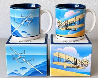 lk Smithsonian Institution Famous Flights 11oz Stoneware Mugs