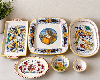 hd Assorted Italian HandPainted Dishware Set