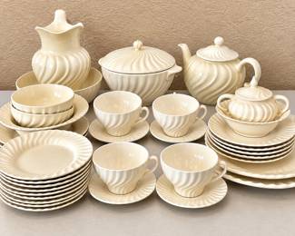 hk Franciscan Kitchen Wave Dinnerware Set Complete 37Piece Collection