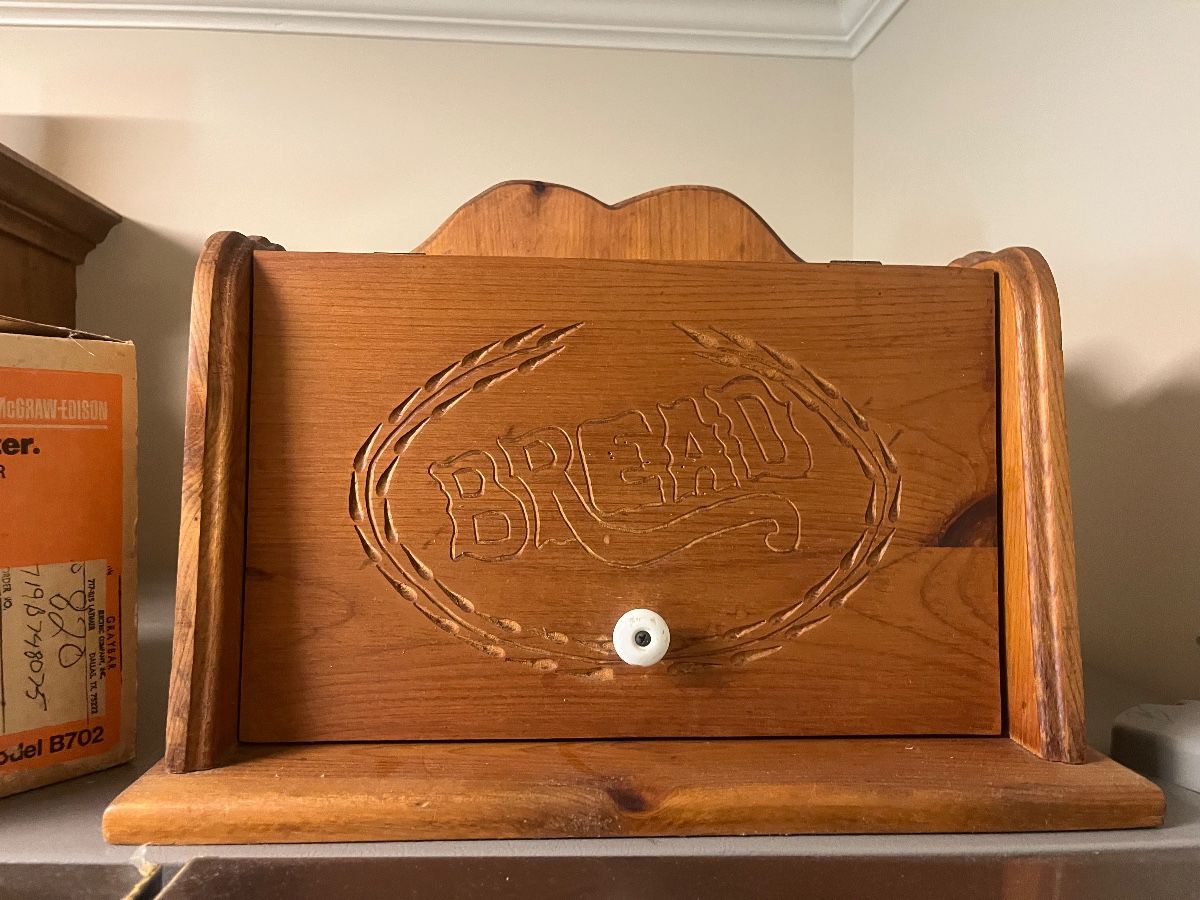 Vintage bread box