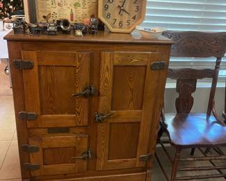 Antique ice box