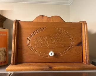 Vintage bread box