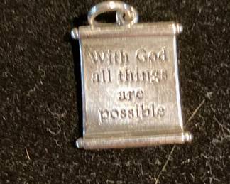 James Avery scroll charm