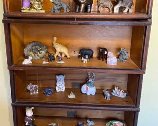 great looking Barrister top two shelves have glass others are open