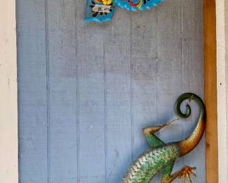 yard and wall art