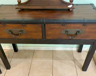 Steve Silver Co wood and metal accents
