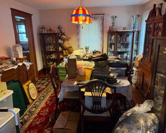 Packed dining room