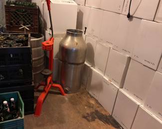 empty new wine bottles