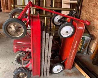 red wagons