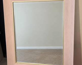 Home Decor Pink Boarder Mirror