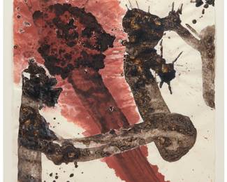 2259 Ed Moses (1926-2018) "Untitled (Y-Branco)," 1990 Acrylic and shellac on washi paper Signed with initials, titled, and dated in pencil lower right: EMZ / 4-90 Sheet: 35 x 25 in. Estimate: $2,000 - $3,000