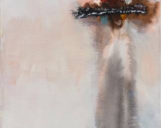 2350 Markus Bacher (b. 1983) "Ula," 2015 Acrylic on canvas Unsigned; titled and dated on a gallery label affixed to the stretcher 72 x 24 in. Estimate: $2,000 - $3,000