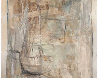 2263 Sherman Nobleman (1942-2015) "Palimpsest X (10)," 1995 Acrylic on steel Signed, titled, and dated verso: S. Nobelman / © 1995 45 1/4 x 57 1/4 in. Estimate: $500 - $700