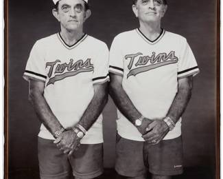 2337 Mary Ellen Mark (1940-2015) "Walter and David Oliver, Twinsburg, Ohio," 2001 Polaroid Signed, titled, and dated in pencil, all verso: Mary E Mark Sheet: 28 1/8 x 22 in. Estimate: $700 - $900