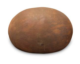 2096 Peter Shelton (b. 1951) "Headegg" Cast iron Unmarked Height 10 1/2 in., diameter 7 7/8 in. Estimate: $3,000 - $5,000