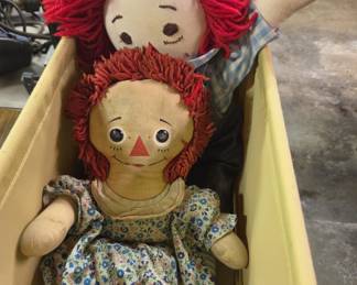 Vintage Raggedy Ann Dolls