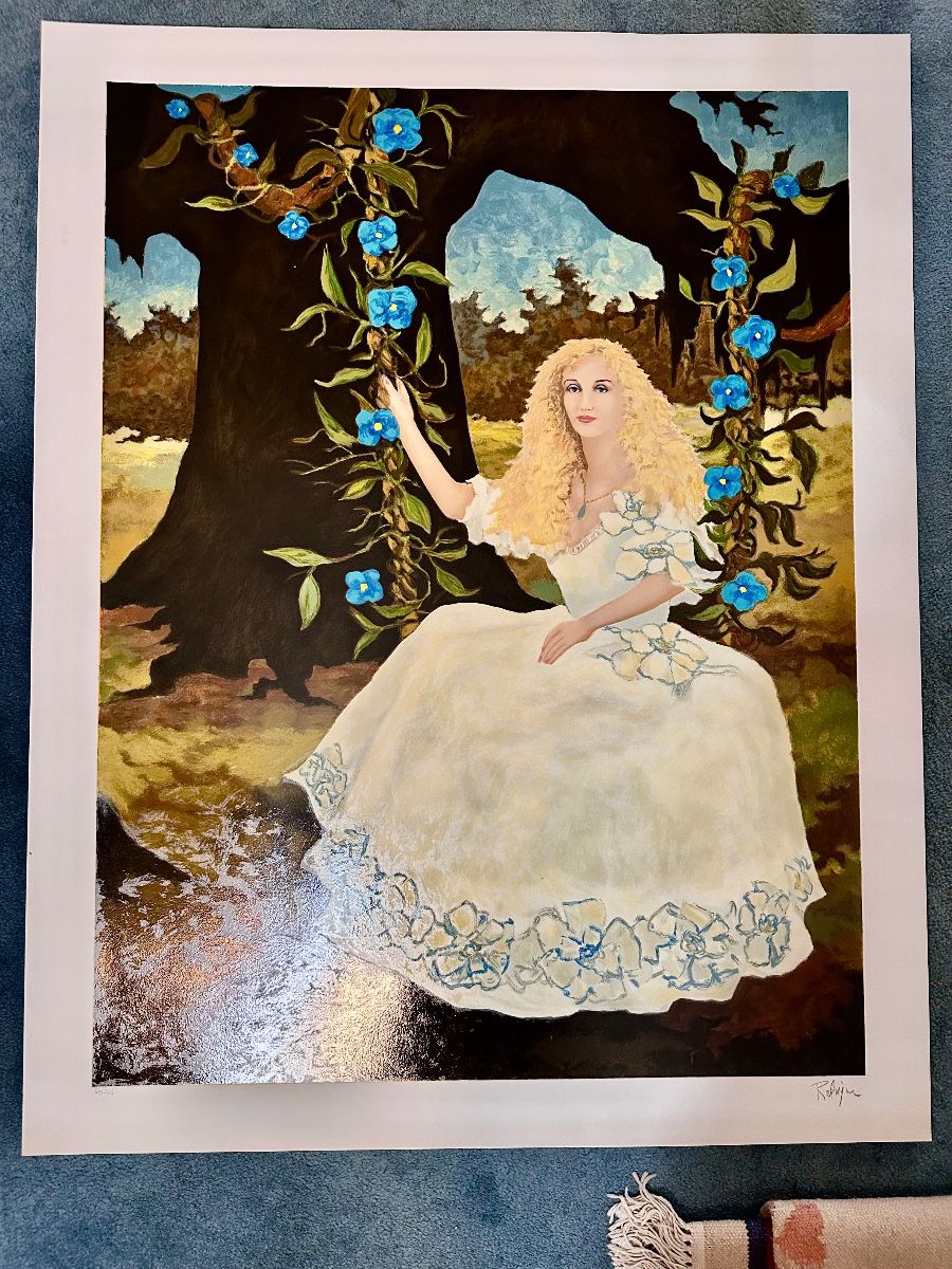 George Rodrigue, Morning Glories Blonde, each signed and numbered from limited edition of 225.