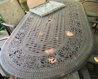 aluminum outdoor table