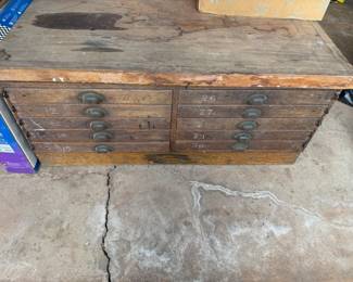 map cabinet