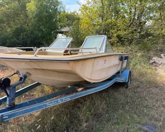 boat and trailer